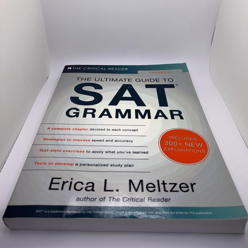 the ultimate guide to sat grammar by erica l. meltzer book